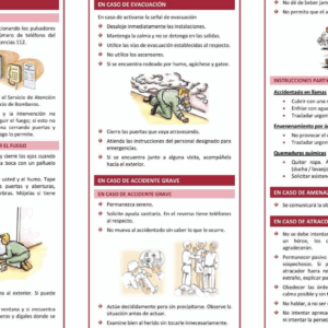 NORMAS DE ACTUACION PARA EMERGENCIAS