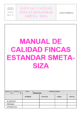 MANUAL DE CALIDAD PARA FINCAS ESTÁNDAR SMETA/SIZA